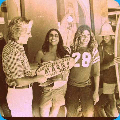 Primeiro curso de surf, verão de 1966